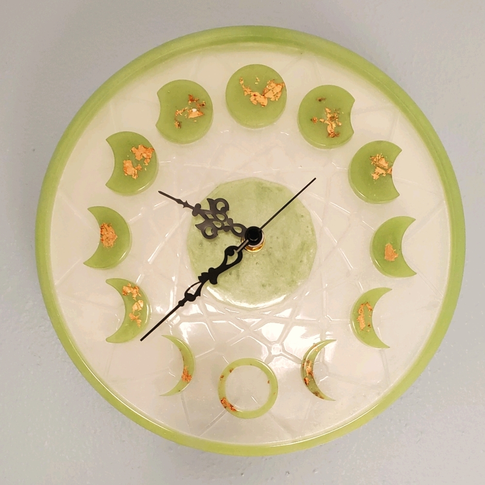 Moon phases wall clock